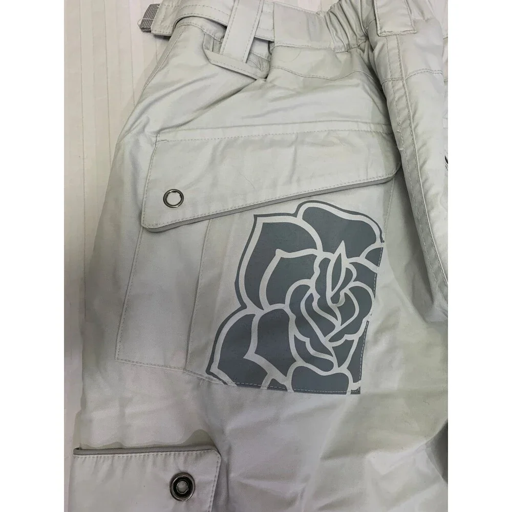 BLACK DOT GIRLS SNOW SKI NYLON CARGO PANTS SIZE YOUTH L